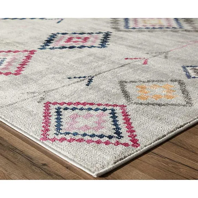 Best Kirklands Home and Multicolor Aztec Area Rug, 8x10 Gray