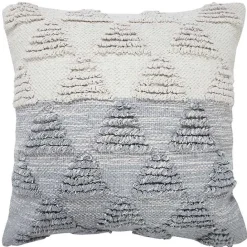 Outlet Kirklands Home and White Gradient Diamonds Throw Pillow Gray