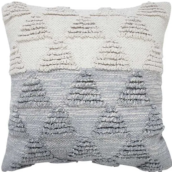 Outlet Kirklands Home and White Gradient Diamonds Throw Pillow Gray
