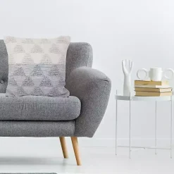 Outlet Kirklands Home and White Gradient Diamonds Throw Pillow Gray