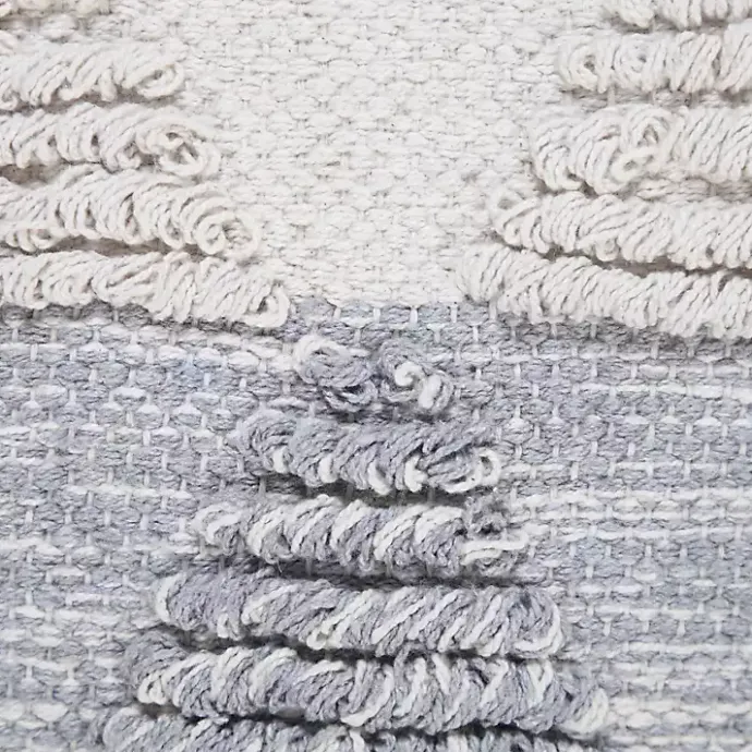 Outlet Kirklands Home and White Gradient Diamonds Throw Pillow Gray