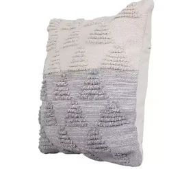 Outlet Kirklands Home and White Gradient Diamonds Throw Pillow Gray