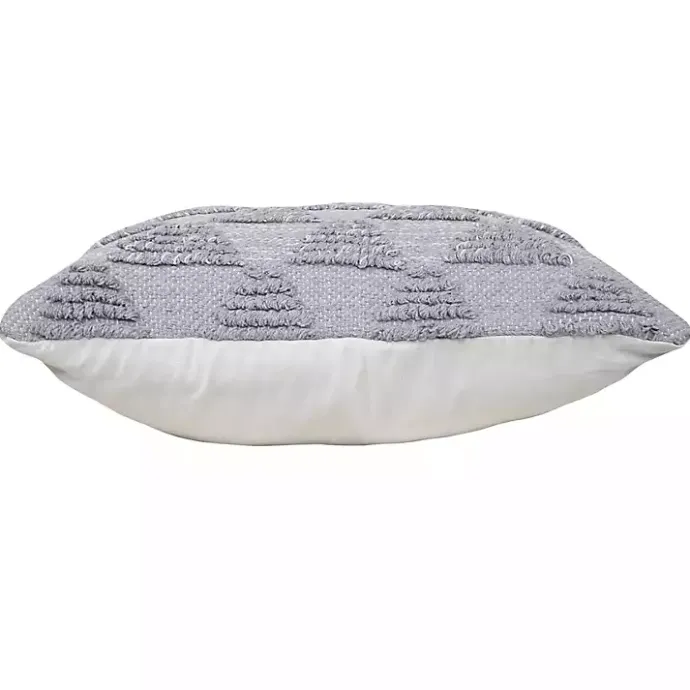 Outlet Kirklands Home and White Gradient Diamonds Throw Pillow Gray