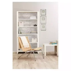 Discount Kirklands Home Gray and White Rustic Brick Peel & Stick Wallpaper