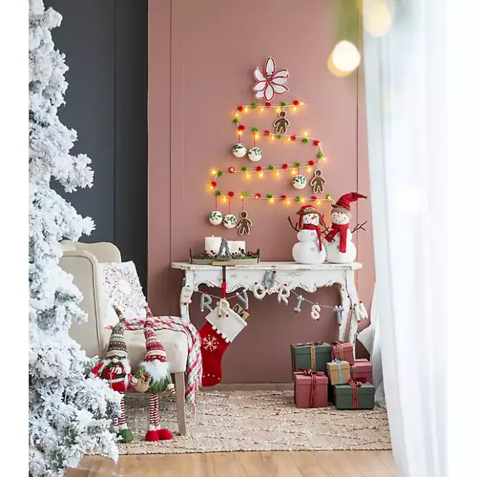 Sale Kirklands Home Gray and White Wool Merry Christmas Banner