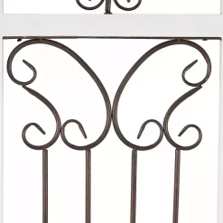 New Kirklands Home Gray Angelic Scrollwork Panel Wall Plaque