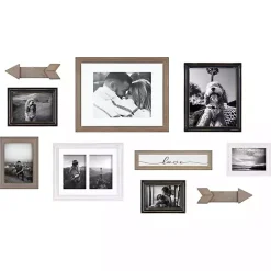 Clearance Kirklands Home Gray Arrow 10-pc. Gallery Wall Picture Frame Set