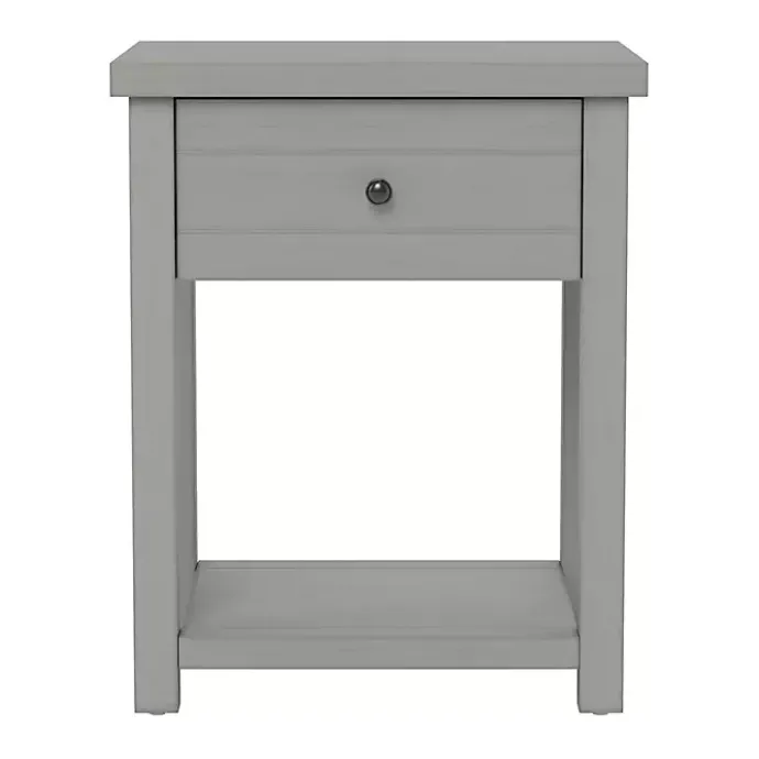 Best Kirklands Home Bailie Wooden Side Table Gray