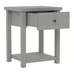 Best Kirklands Home Bailie Wooden Side Table Gray