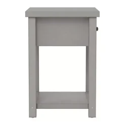 Best Kirklands Home Bailie Wooden Side Table Gray