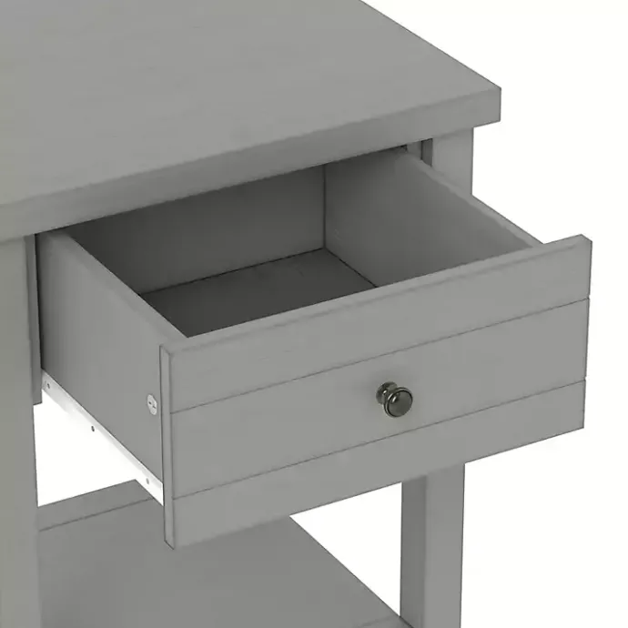 Best Kirklands Home Bailie Wooden Side Table Gray