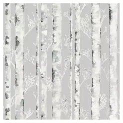 Clearance Kirklands Home Birch Peel & Stick Wallpaper Gray