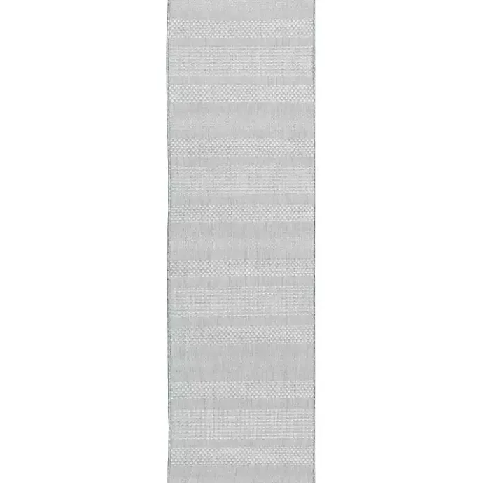 Best Kirklands Home Blue Elletta Indoor/Outdoor Area Rug, 2x7 Gray