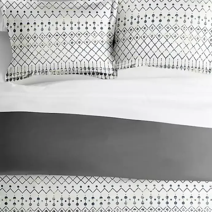 Clearance Kirklands Home Gray Bohemian 3-pc. King Duvet Cover Set