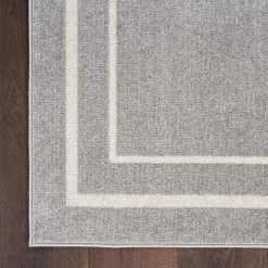 Sale Kirklands Home Bordered Indoor/Outdoor Area Rug, 8x10 Gray