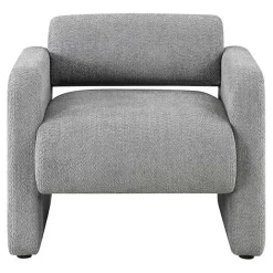 Best Kirklands Home Boucle Modern Accent Chair Gray