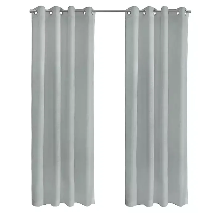 Best Kirklands Home Boucle Sheer Single Curtain Panel, 63 in. Gray