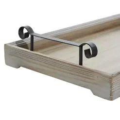 Discount Kirklands Home Brushed Distressed 2-pc. Decorative Tray Set Gray