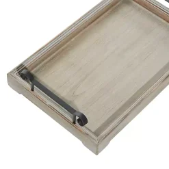 Discount Kirklands Home Brushed Distressed 2-pc. Decorative Tray Set Gray