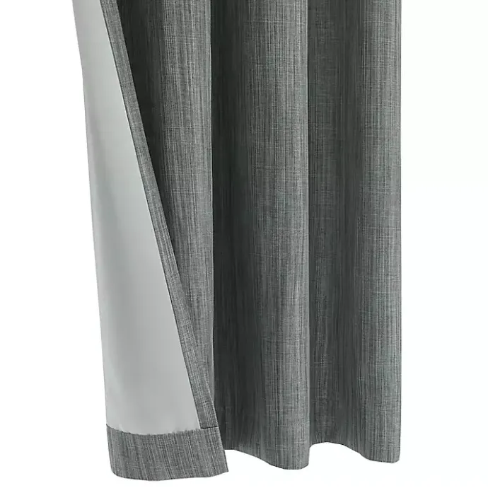 Sale Kirklands Home Bryson Textured Curtain Panel, 95 in. Gray
