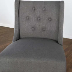 Best Kirklands Home Button Tufted Kia Barstool Gray