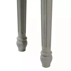 Sale Kirklands Home Carved Wood Console Table Gray