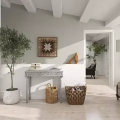 Sale Kirklands Home Carved Wood Console Table Gray