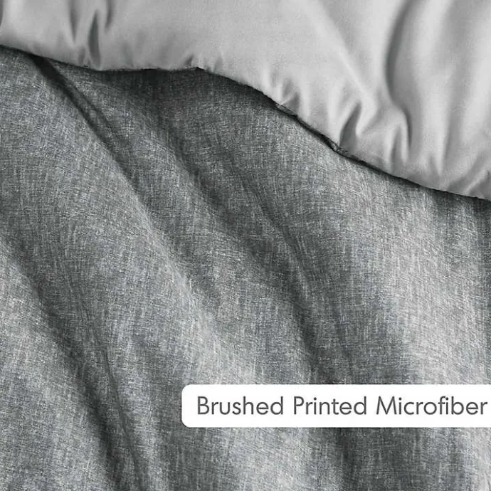 Hot Kirklands Home Chambray 3-pc. Full/Queen Comforter Set Gray