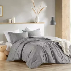 Clearance Kirklands Home Chambray 2-pc. Twin/Twin XL Comforter Set Gray