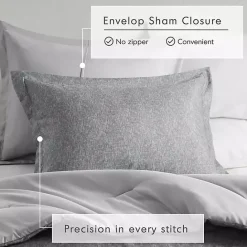 Clearance Kirklands Home Chambray 2-pc. Twin/Twin XL Comforter Set Gray