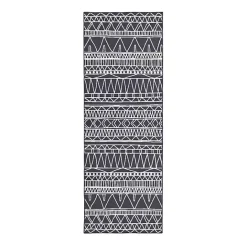 Best Kirklands Home Gray Chelsea Geometric Washable Runner, 2x7