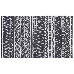 Sale Kirklands Home Gray Chelsea Geometric Washable Area Rug, 3x5