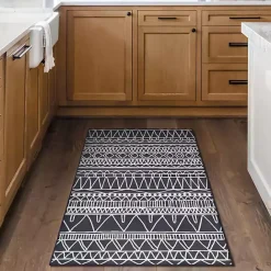 Sale Kirklands Home Gray Chelsea Geometric Washable Area Rug, 3x5