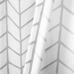 Clearance Kirklands Home Chevron 2-pc. Curtain Panel Set, 84 in. Gray