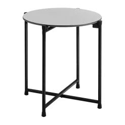 Discount Kirklands Home Concrete Top Outdoor Cocktail Table Gray