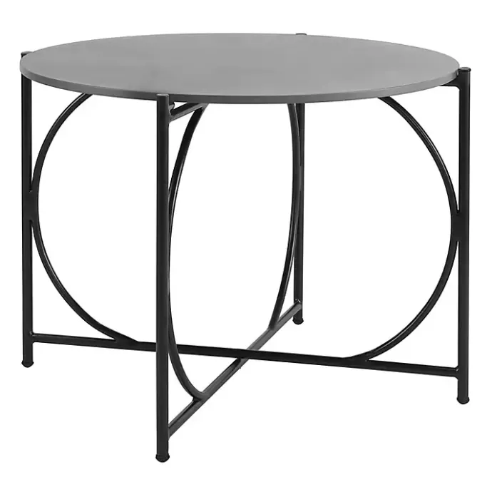 Best Kirklands Home Gray Concrete Top Outdoor Bistro Table