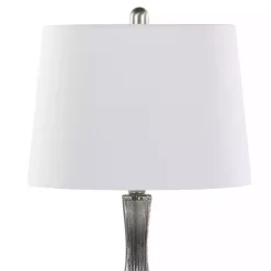 Discount Kirklands Home Crackle Glass Teardrop Table Lamps, Set of 2 Gray