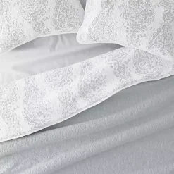 Outlet Kirklands Home Gray Damask Reversible 2-pc. Twin Quilt Set