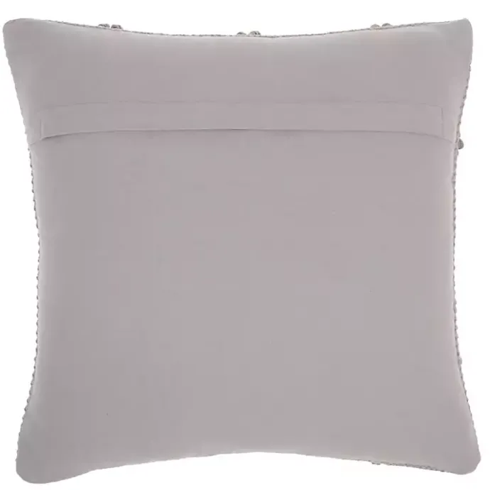 Sale Kirklands Home Diamond Lattice Throw Pillow Gray