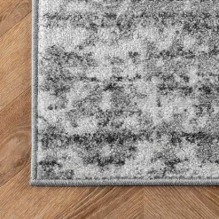 Sale Kirklands Home Gray Distressed Power Loomed Area Rug, 10x14