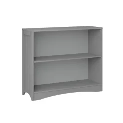 Clearance Kirklands Home Gray Double Shelf Wooden Bookcase