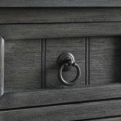 Discount Kirklands Home 3-Drawer Turned Legs Accent Table Gray