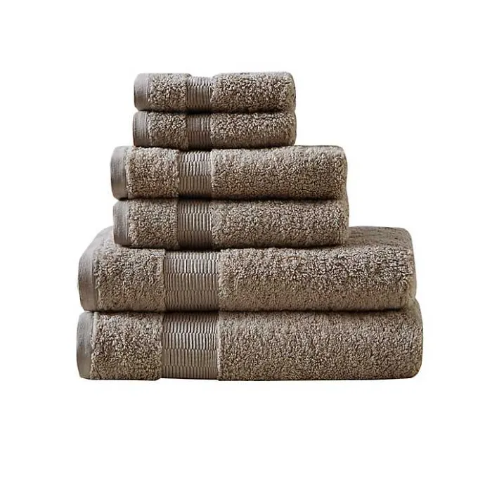 Hot Kirklands Home Egyptian Cotton 6-pc. Towel Set Gray