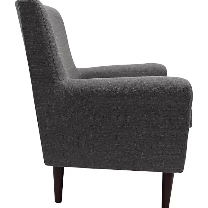 New Kirklands Home Ellen Rolled Arms Accent Chair Gray
