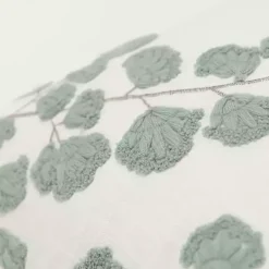 Best Kirklands Home Gray Embroidered Floral Throw Pillow