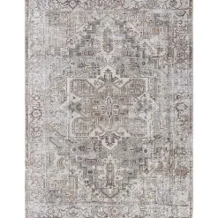 Sale Kirklands Home Faded Embrace Washable Area Rug, 8x12 Gray