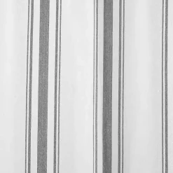 Sale Kirklands Home Gray Farmhouse Stripe Curtain Panels, Set of 2