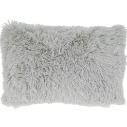Best Kirklands Home Faux Fur Lumbar Pillow Gray