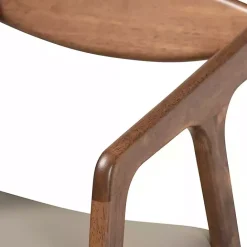 Outlet Kirklands Home Faux Leather Harland Dining Chairs, Set of 2 Gray