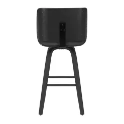 Hot Kirklands Home Faux Leather Tyler Swivel Bar Stool Gray